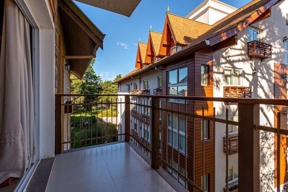 Rosa Edificio Casa De Pedra Leilighet Gramado Eksteriør bilde